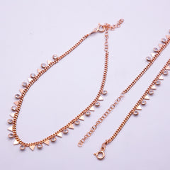 Dainty Rose Gold Anklet