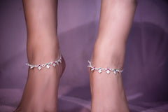 Pink Gem Elegance Anklet