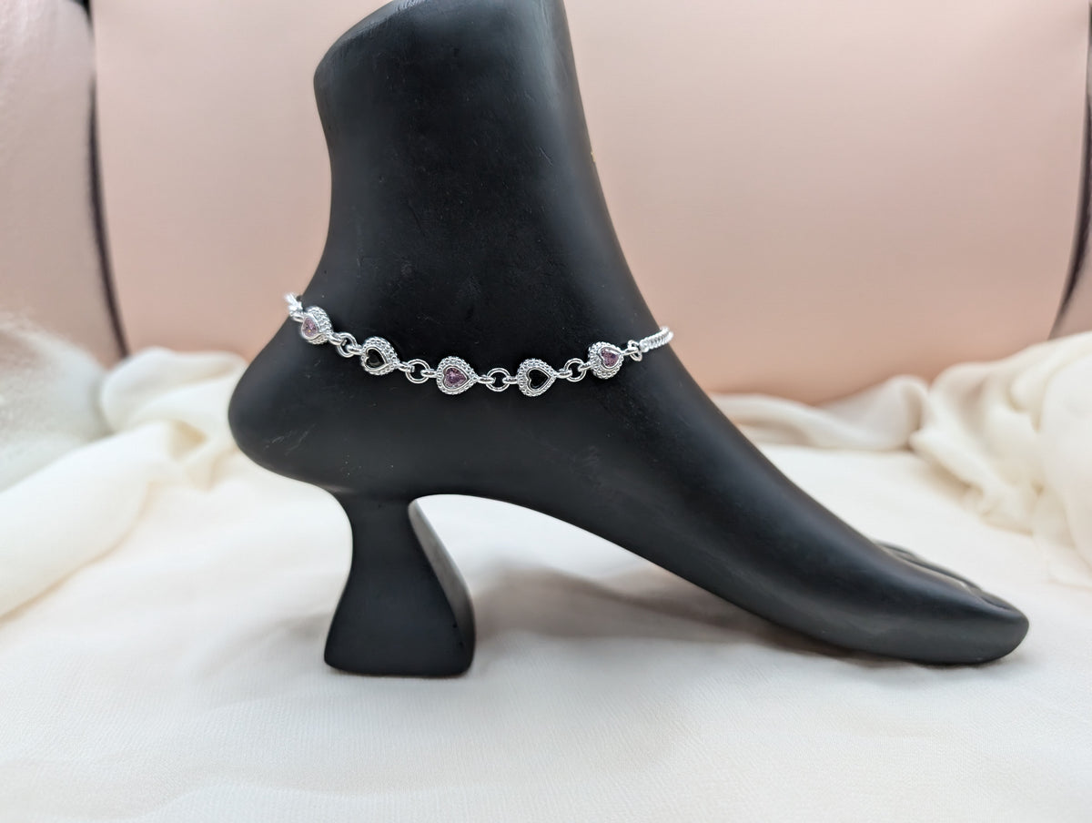 Pinkstone Luxe Anklet