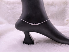 Silver Sparkle Anklet