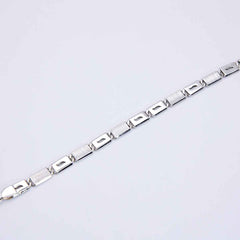 RUST AND SHINE SILVER BRACELET (8 INCH EXTENSION)