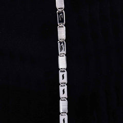 RUST AND SHINE SILVER BRACELET (8 INCH EXTENSION)