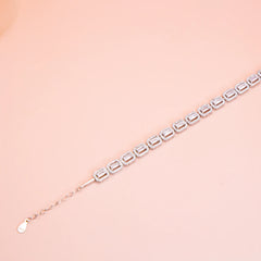 CZ SPLENDOR TENNIS BRACELET (6.5 + 1 INCH EXTENSION)