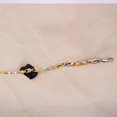 LUXE LINK SILVER GOLD BRACELET (7.5 INCH)