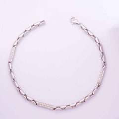 SILVER HARMONY BRACELET (8 INCH )