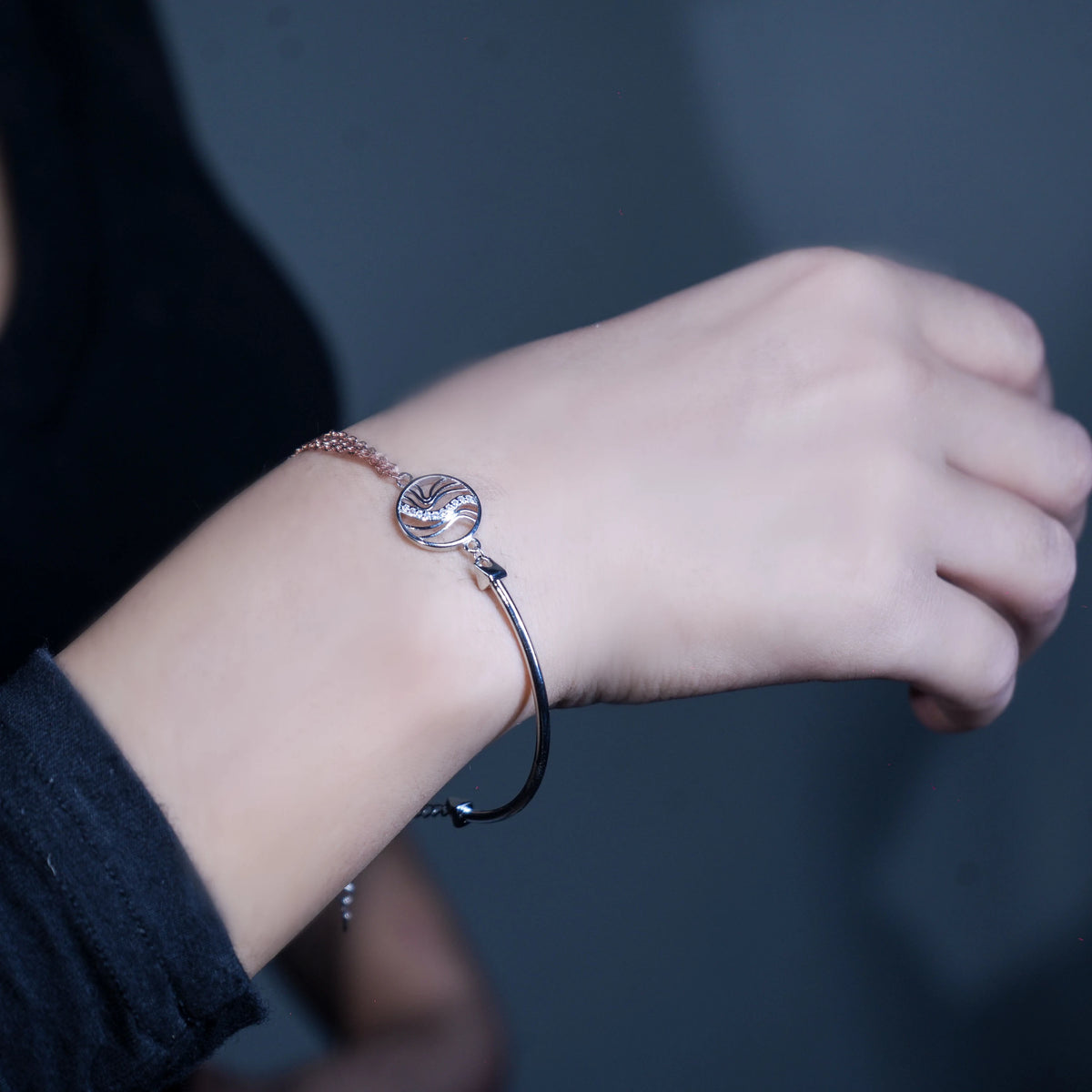 AFFECTIONATE FUSION SILVER BRACELET
