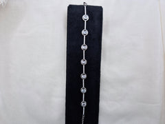 DIAMOND CASCADE SILVER BRACELET