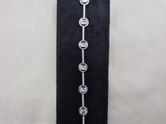 DIAMOND CASCADE SILVER BRACELET