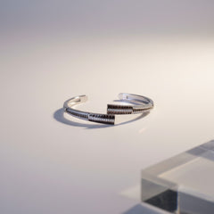Silver Elegance Cuff Bracelet