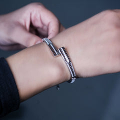 Silver Elegance Cuff Bracelet