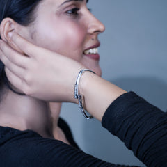 Silver Elegance Cuff Bracelet
