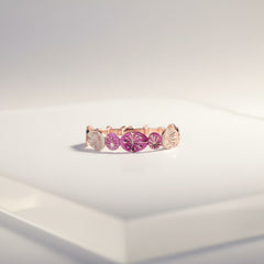 Pink Affection Silver Bracelet