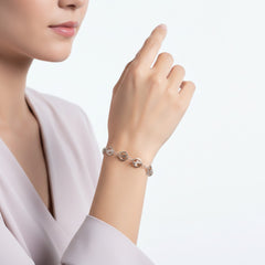 Radiant Silver Link Bracelet