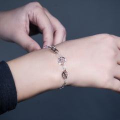 Radiant Silver Link Bracelet