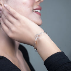 Radiant Silver Link Bracelet