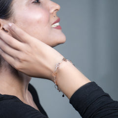 Radiant Silver Link Bracelet (5+1 inch extension)