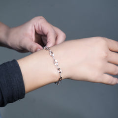 Radiant Silver Link Bracelet