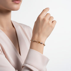 Radiant Silver Link Bracelet