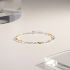 Radiant Silver Link Bracelet