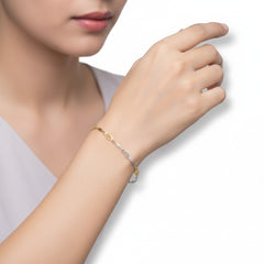 Radiant Silver Link Bracelet