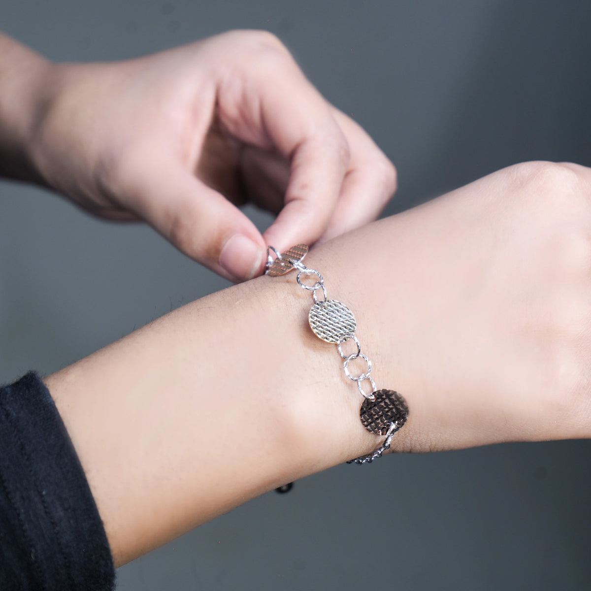 Radiant Silver Link Bracelet