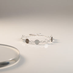 Radiant Silver Link Bracelet