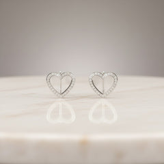 PURE LOVE HEART EARRING