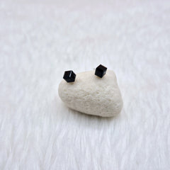 Onyx Cube Studs