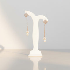 SILVER HANGINNG EARRINGS