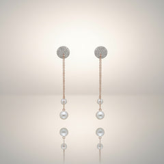 SILVER HANGINNG EARRINGS
