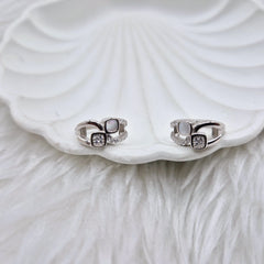 Iridescent Duo Studs