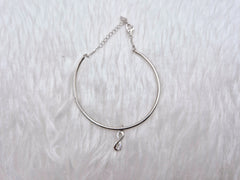 INFINITY CHARM SILVER CUFF KADA