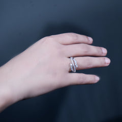 Luxe 925 Silver Handcrafted Kada & Ring Ensemble