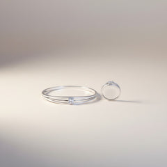 Silver Elegance Kada & Ring Duo