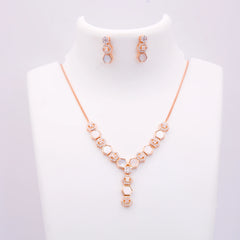 Radiant Teardrop Necklace Set