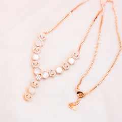 Radiant Teardrop Necklace Set