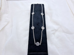 RADIANT STAR SILVER CHAIN NECKLACE