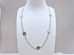 RADIANT STAR SILVER CHAIN NECKLACE