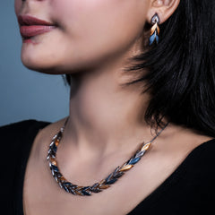 Timeless Shine silver necklace set