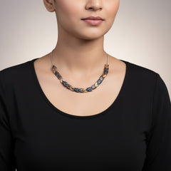 Timeless Shine silver necklace set