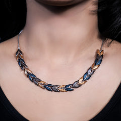 Timeless Shine silver necklace set