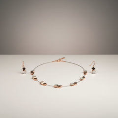 Radiant Elegance Silver Necklace Set