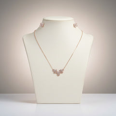 Floral Elegance Silver Pendant set