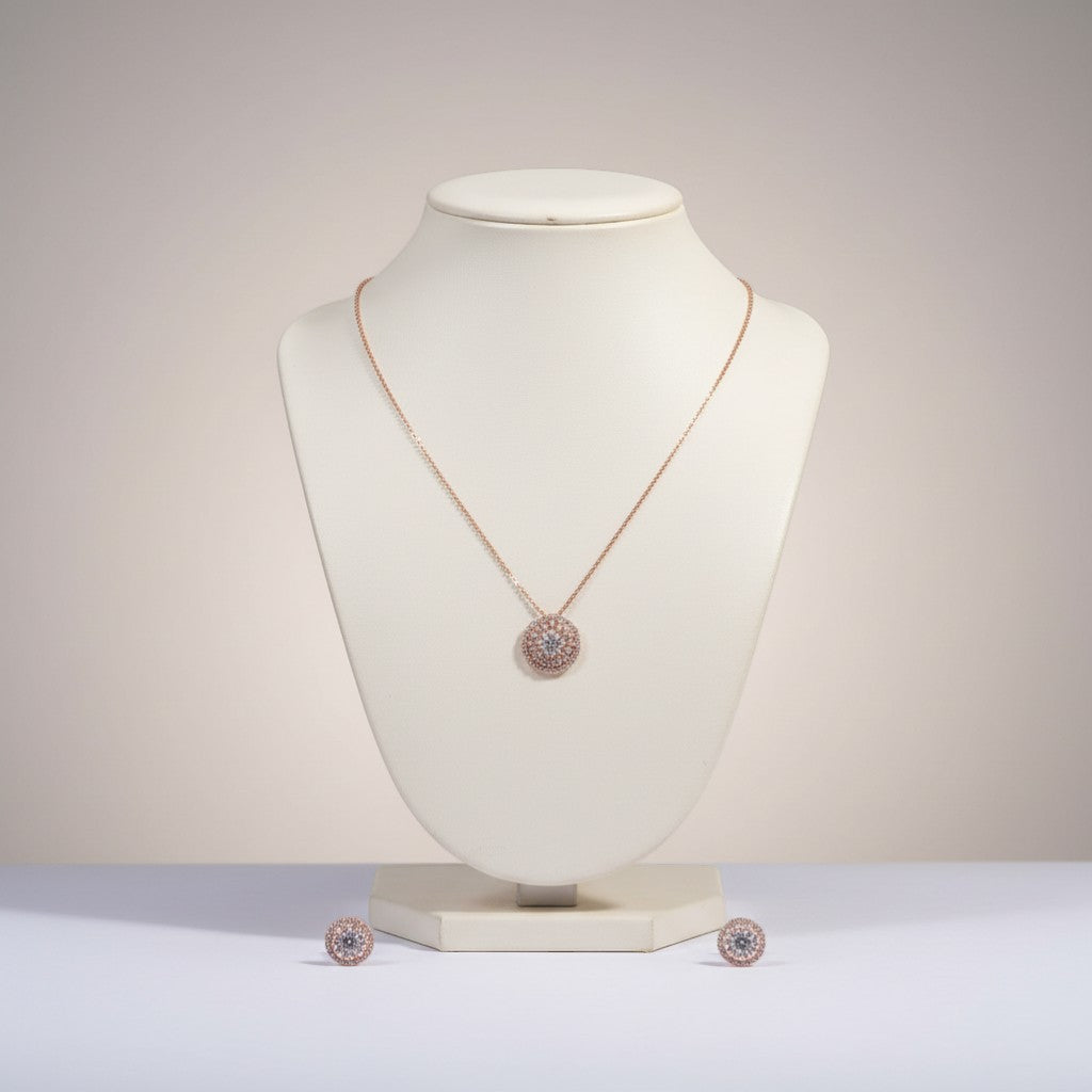 Silver Serenity Circle Necklace