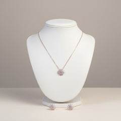 Classic Allure: 925 Silver Pendant set