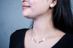 Blossom Charm 925 silver pendent set