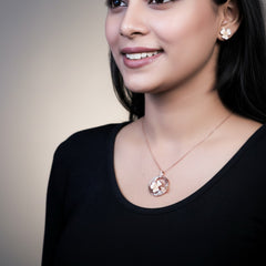 Blossom Charm 925 silver pendent set