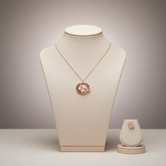 Blossom Charm 925 silver pendent set