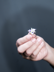 Bloomlet Silver Ring(FREE SIZE)