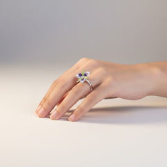 Bloomlet Silver Ring(FREE SIZE)